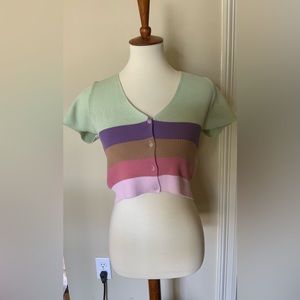 Forever 21 cropped sweater top